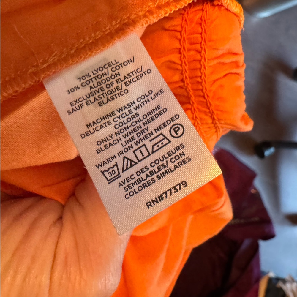 Ann Taylor Vibrant Orange Ruffle Blouse - Picture 5 of 6